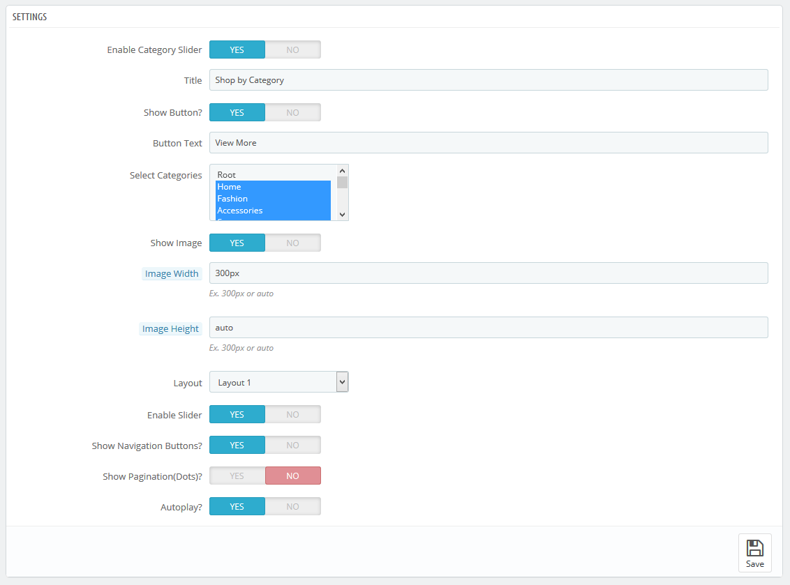 Configuration Panel Hot Deals