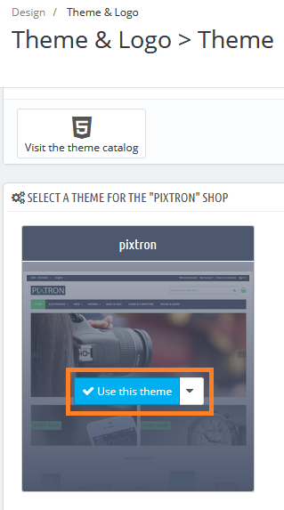 Apply Uploaded Theme