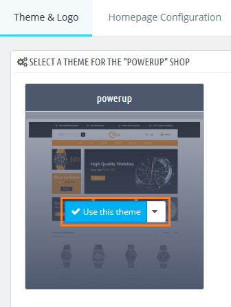 Apply Uploaded Theme
