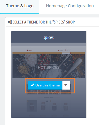 Apply Uploaded Theme