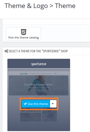 Apply Uploaded Theme