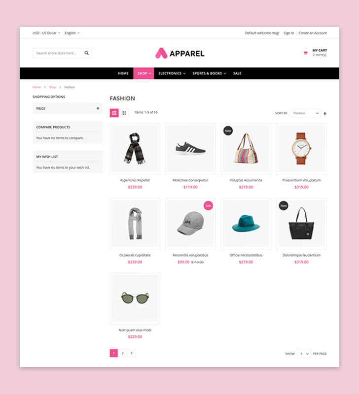 Category Page