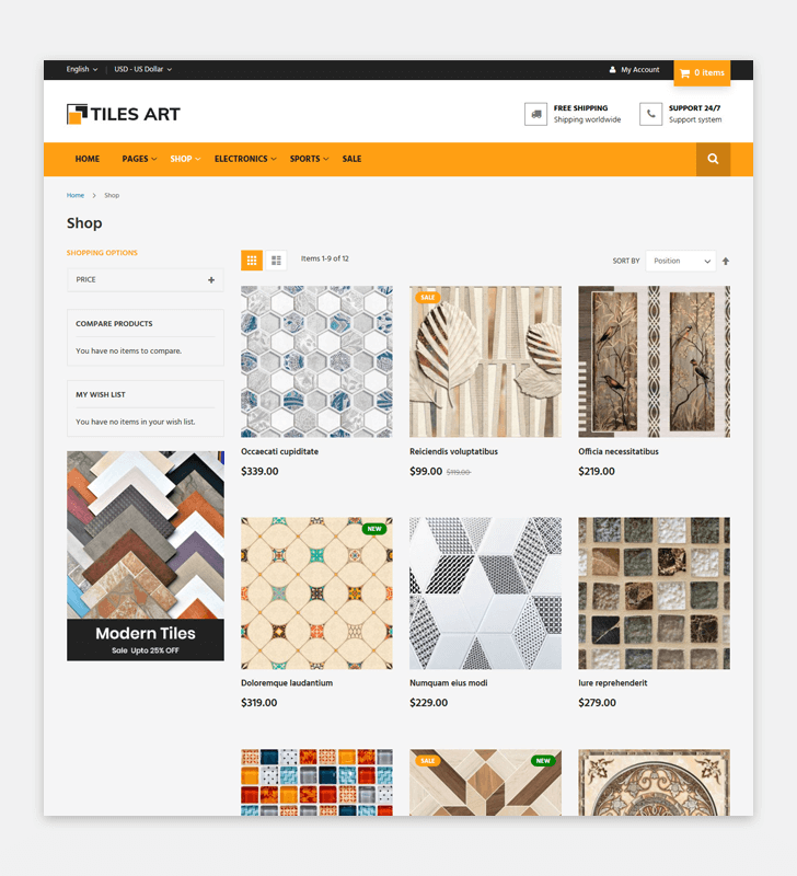 Category Page