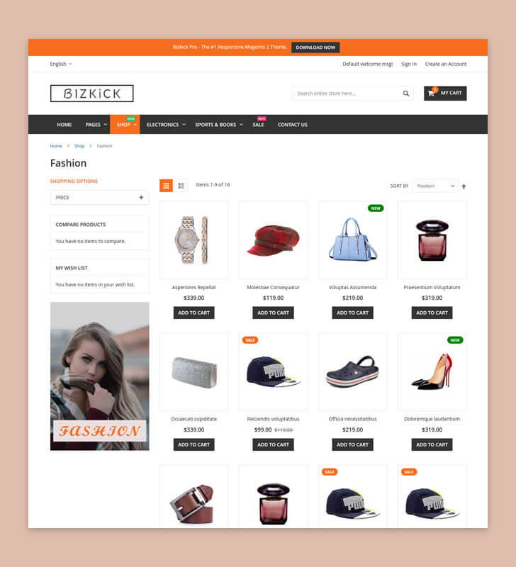 Category Page