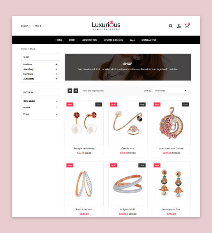 Category Page