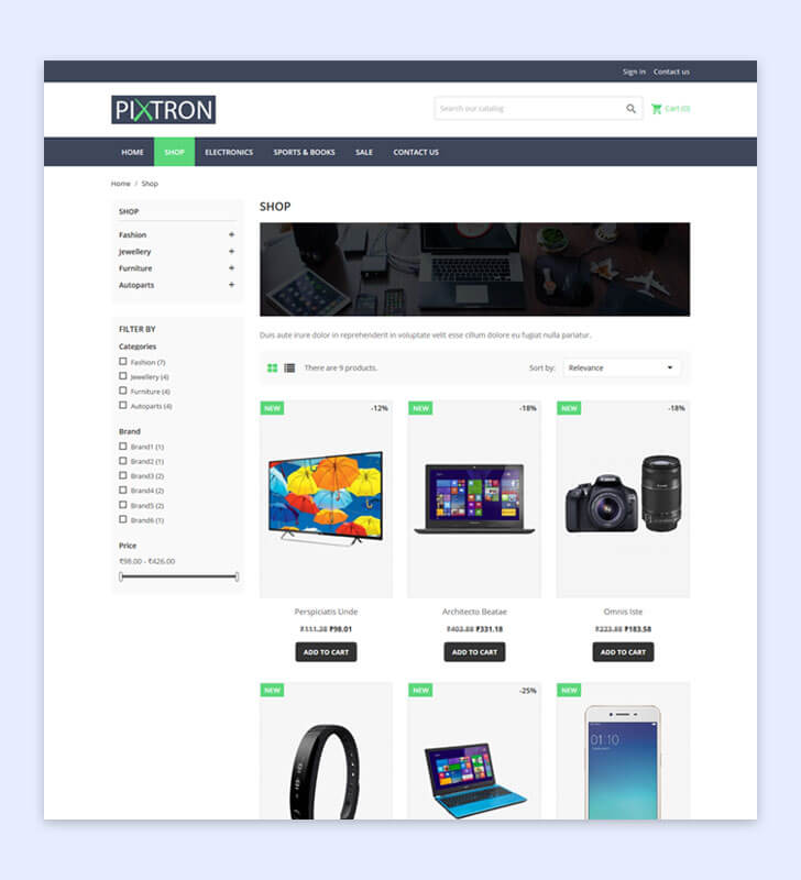 Category Page