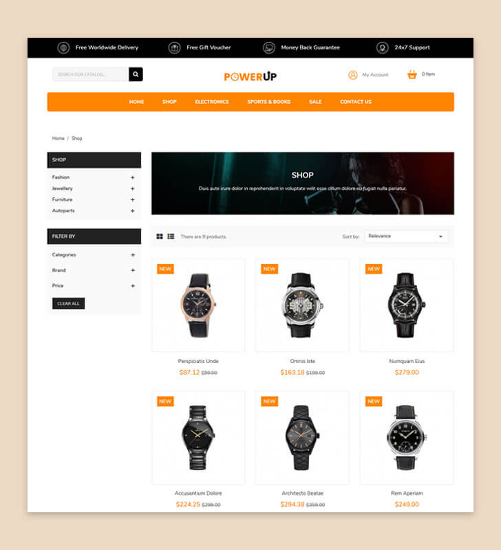 Category Page