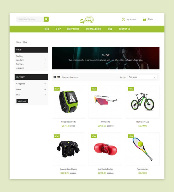 Category Page