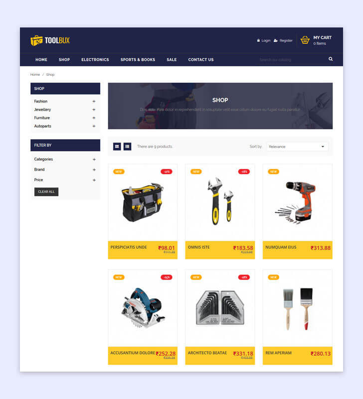 Category Page
