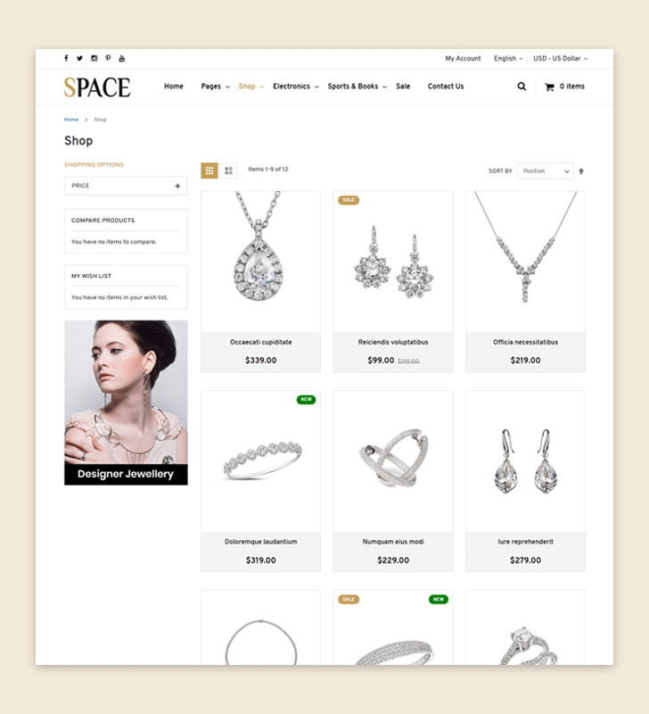 Category Page