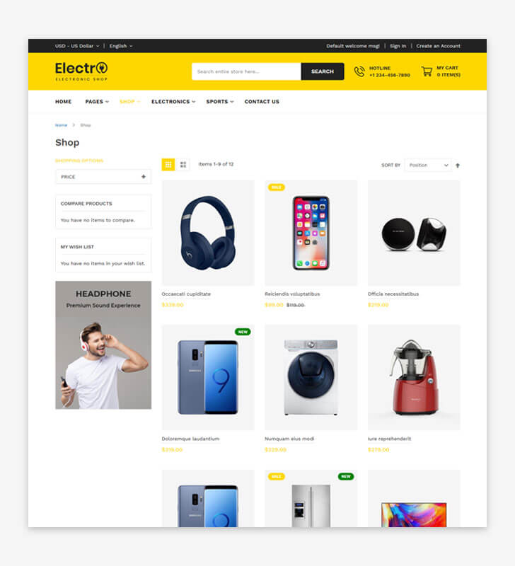 Category Page