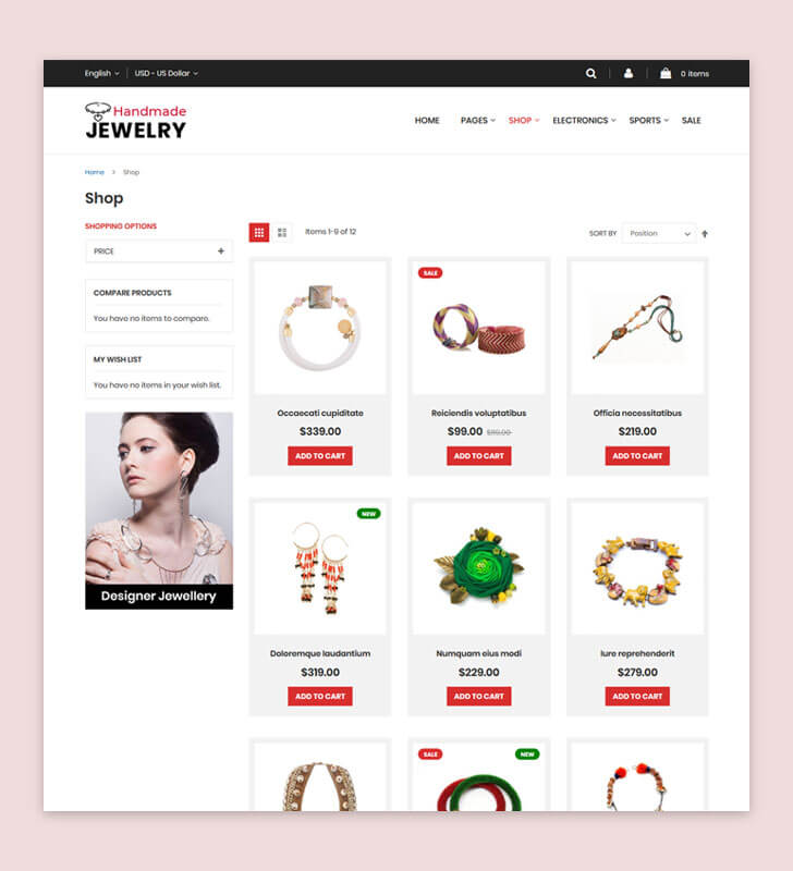 Category Page
