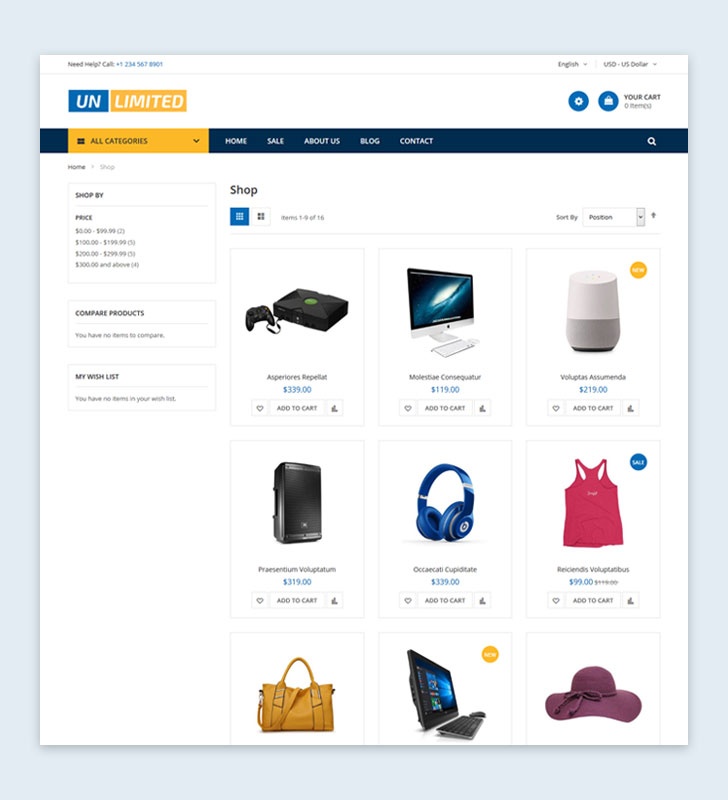 Category Page
