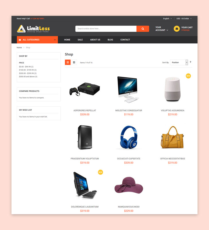 Category Page