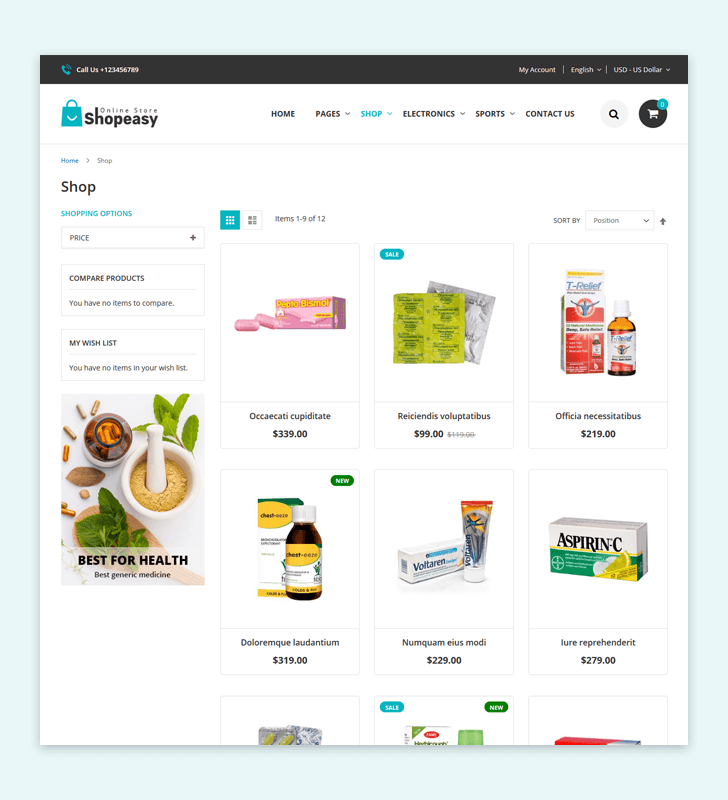 Category Page
