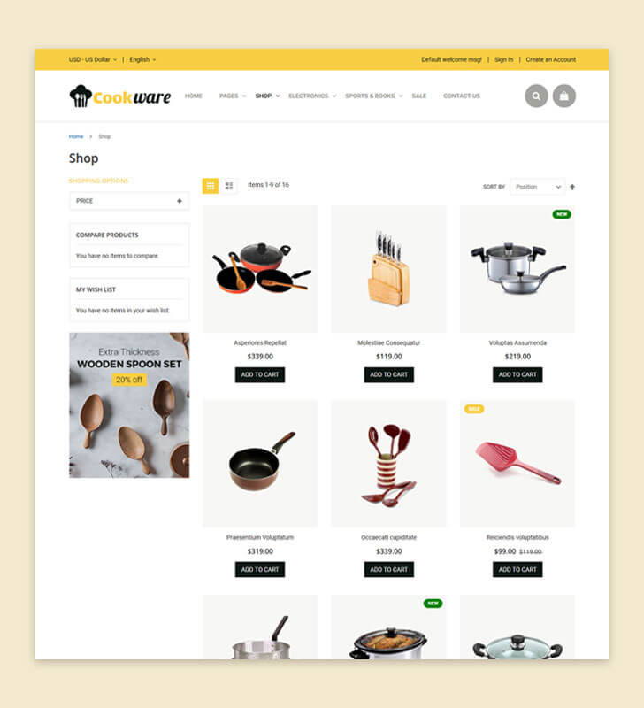 Category Page