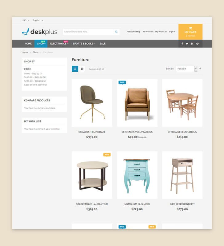 Category Page