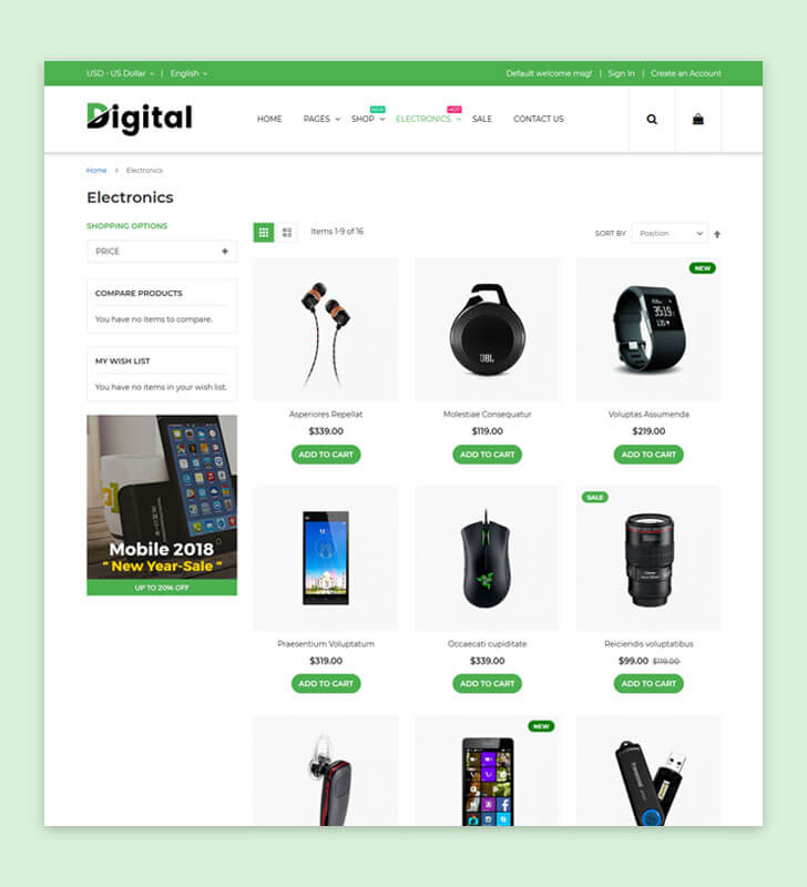 Category Page