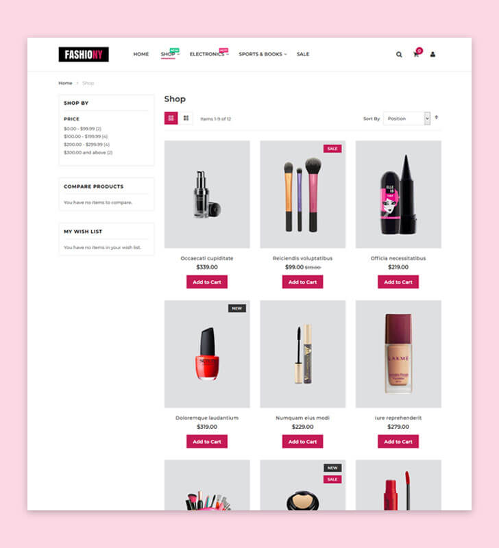 Category Page
