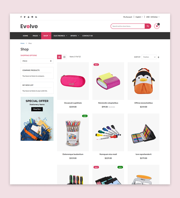 Category Page