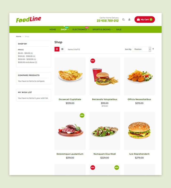 Category Page
