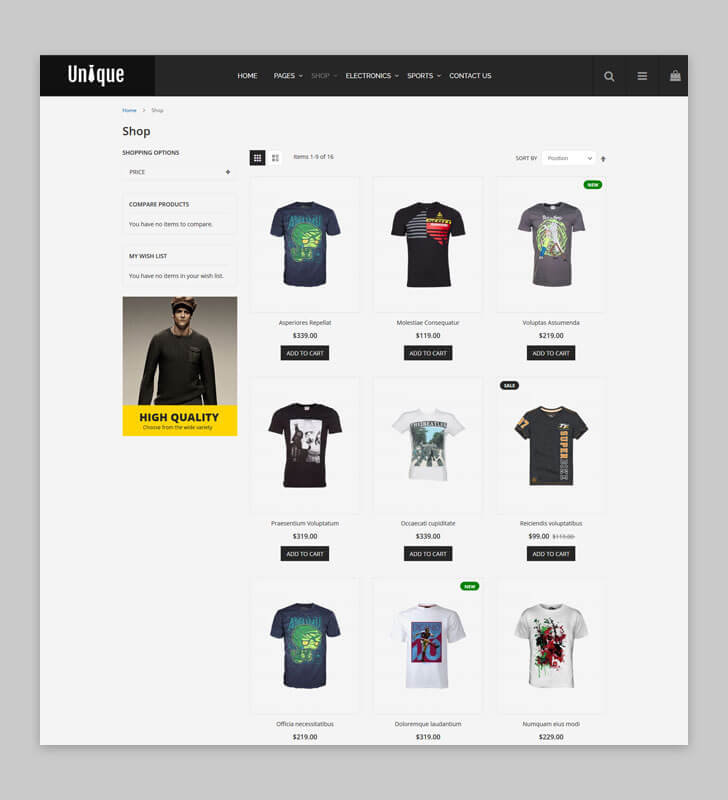 Category Page