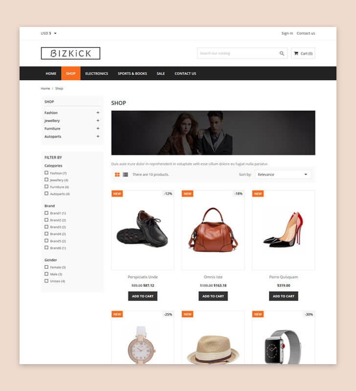 Category Page