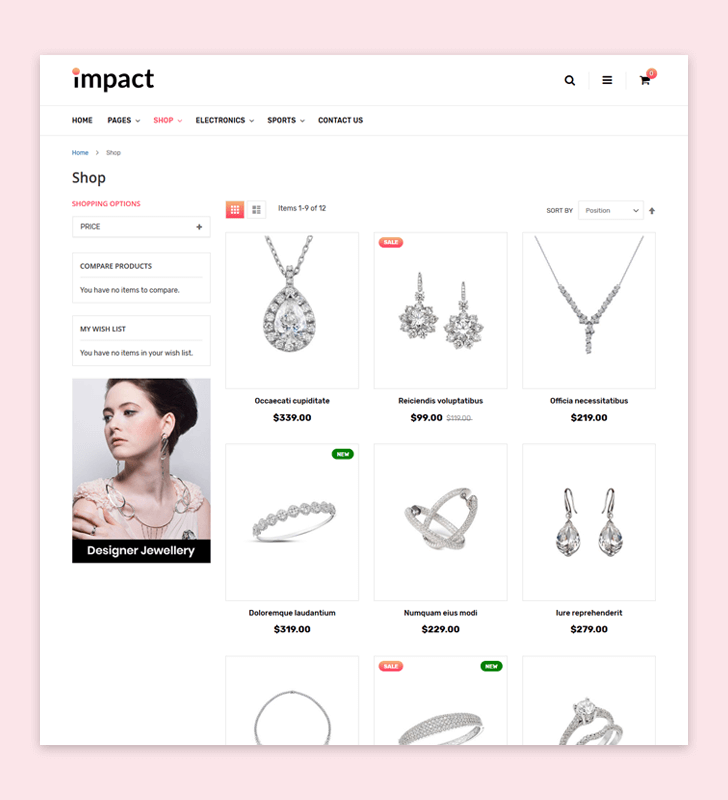 Category Page