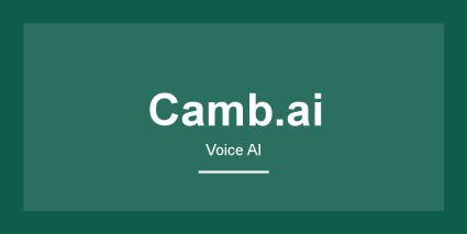 Camb.ai - Voice AI Tool