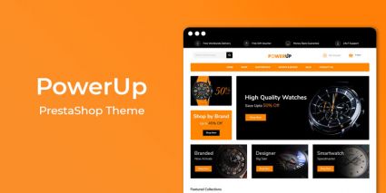 PowerUp - MultiPurpose Responsive Prestashop Theme