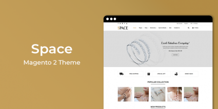Space - Jewelry Store Responsive Magento 2 Theme
