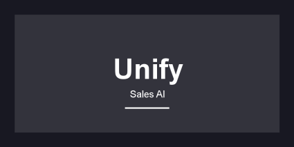 Unify - Sales AI Tool