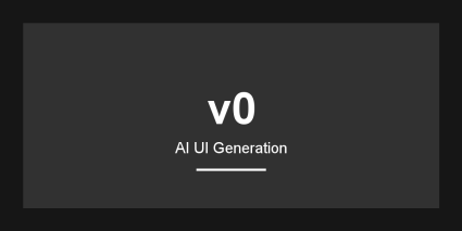 v0 - Coding & Development AI Tool