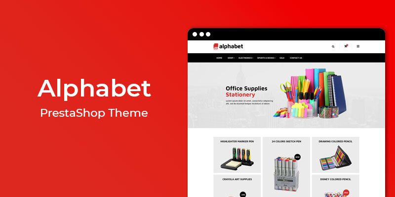 Alphabet – Multipurpose Responsive PrestaShop Theme