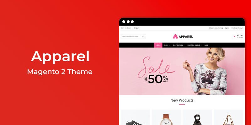 Apparel – Free Multipurpose Responsive Magento® 2 Theme