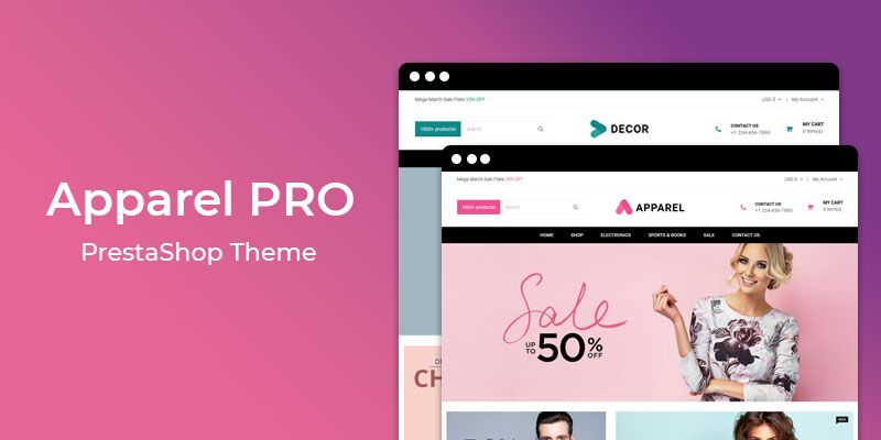 Apparel PRO – Multipurpose Responsive Prestashop Theme