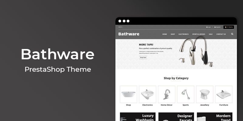 BathWare - Premium Bath Ware Responsive Prestashop Theme