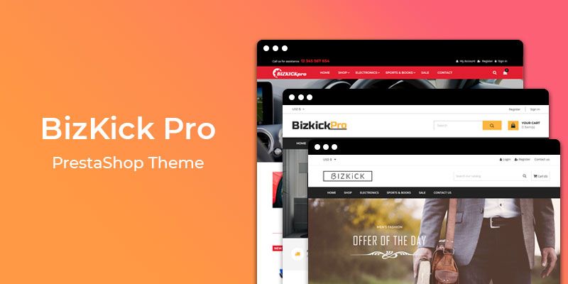 BizKick Pro – Responsive Prestashop Theme