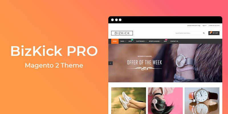 BizKick PRO – Premium Fashion Magento 2 Theme