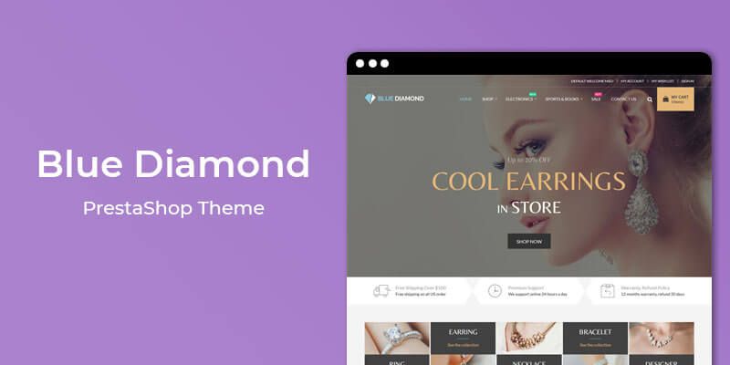Blue Diamond - MultiPurpose Responsive Prestashop Theme