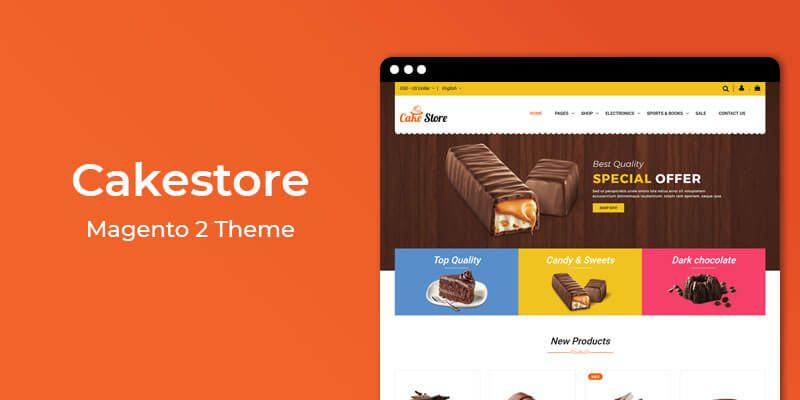 Cakestore - Cake & Bakery Store Magento 2 Theme