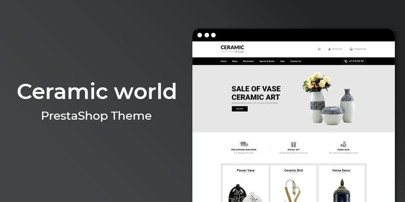 Ceramic world - Responsive Prestashop Theme