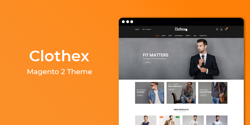 Clothex - Responsive Fashion Magento 2 Theme