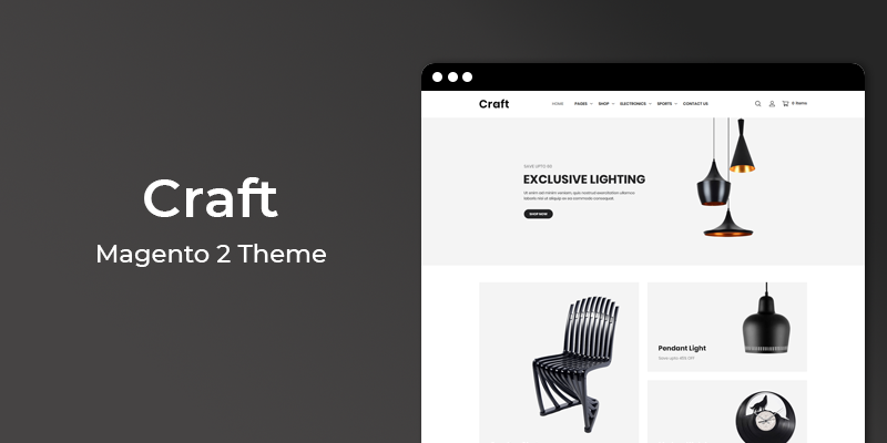 Craft - Furniture Store Responsive Magento 2 Theme