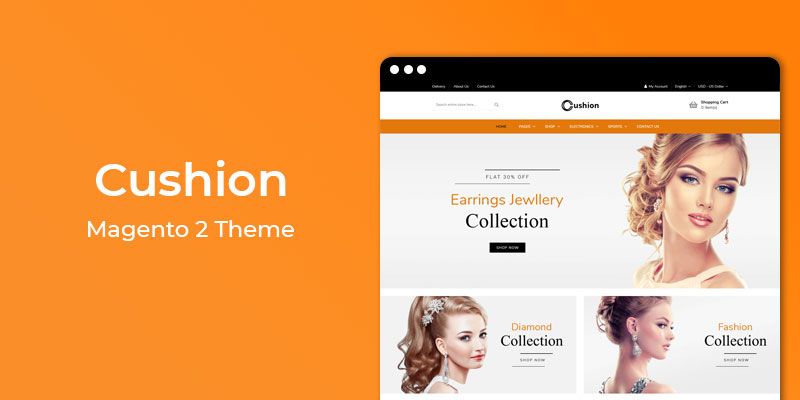 Cushion - Jewelry Store Responsive Magento 2 Theme