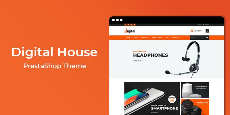 Digital House - MultiPurpose Responsive Prestashop Theme