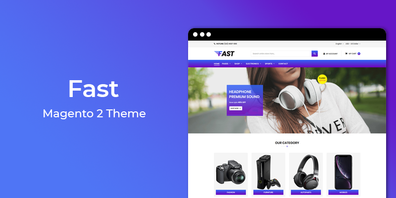 Fast - Responsive Electronics Magento 2 Theme