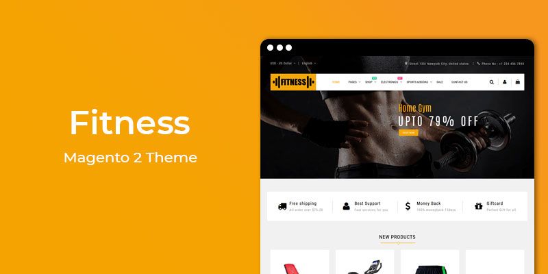Fitness - Gym & Spa Responsive Magento 2 Theme