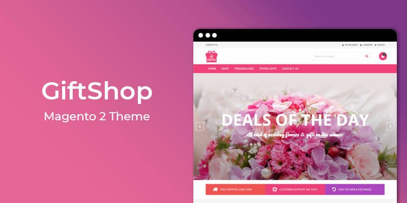 GiftShop - MultiPurpose Responsive Magento 2 Theme