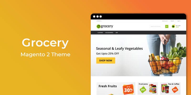 Grocery - Grocery Store Responsive Magento 2 Theme